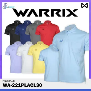 เสื้อโปโลวอริกซ์ รุ่น PIQUE PLUS เสื้อโปโลแขนสั้นวอริกซ์ WARRIX รหัส WA-221PLACL30 ของแท้100%