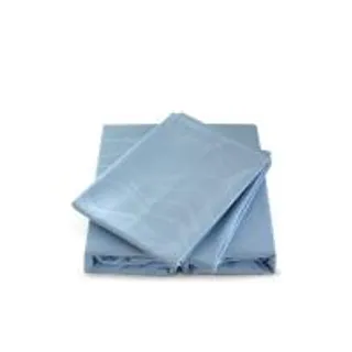 LUCKY MATTRESS ชุดผ้าปูที่นอน Micro Touch Premium ขนาด 5 ฟุต MP 005 สีฟ้า (MKP1172083)