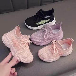 รองเท้าผ้าใบเด็ก สำหรับเด็กชายและเด็กหญิงอายุ 4-12 ปี รองเท้ามะพร้าว รองเท้าเด็กอนุบาลผ้าตาข่ายเกาหลี มาใหม่ แฟชั่น FAFA ช้อปปิ้ง TH