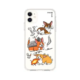 iPhone 11 Clear Case Life of Corgi (88528790006278852879341775)