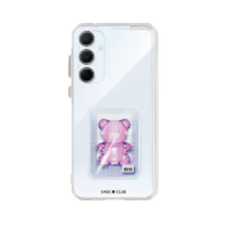 Samsung Galaxy A55 Clear Case Halftone Jelly Bear (88528799678218852879162813)