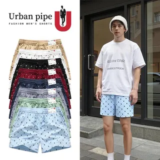 URBAN PIPE 2025 ใหม่ ดีไซน์ กางเกงวิ่งสั้น ผู้ชาย เหนือเข่า สะอาด ดั้งเดิม สบายๆ 520556