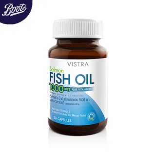 VISTRA วิสทร้า น้ำมันปลาแซลมอน 1000 มก.30 แคปซูล