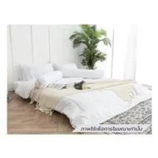 ชุดผ้าปูที่นอน 5 ฟุต (ชุด 6 ชิ้น) SANTA BEDDING สีขาว (1286818)