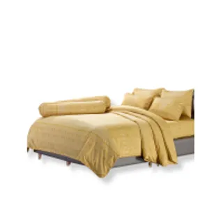 JESSICA BEDDING ชุดผ้าปูที่นอน 6 ฟุต 6 ชิ้น (คิงไซส์) รุ่น TENCEL 500 เส้นด้าย T858 สีเหลือง (MKP1873927)