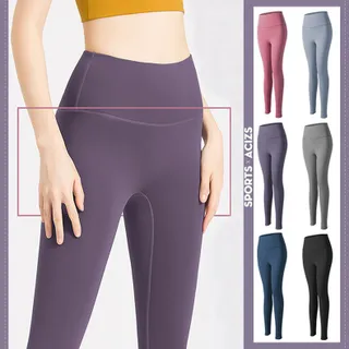 ACIZS SPORTS กางเกงวอร์มผู้หญิง กางเกงโยคะ เลกกิ้ง กางเกงวอร์มเอวสูง ควบคุมหน้าท้อง ยกสะโพก การออกแบบเป้าสามเหลี่ยมไร้ตะเข็บ [กทม.พร้อมส่ง]