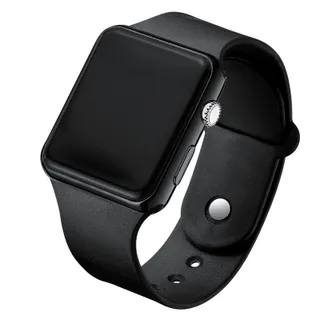 AOJN 【จัดส่งในท้องถิ่นในประเทศไทย】Jam Tangan Digital ปุ่มไฟไฟ LED กลางคืนแบบใหม่สำหรับกีฬากลางแจ้งและเทรนด์แฟชั่น