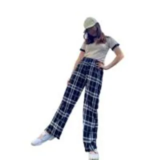 Day2Nite กางเกงขายาวแฟชั่น ลายสก๊อต (579558-565351010)