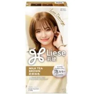 ลิเซ่โฟมเปลี่ยนสีผมมิลค์ทีบราวน์ Liese Milk Tea Brown Hair Color Foam (8851818914834)