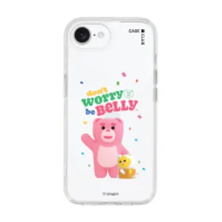 iPhone 16e Clear Case Bellygom Go-cat Don't Worry be Belly (88528797536848852879470338)