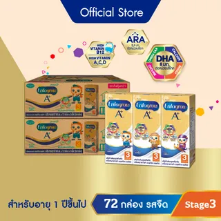 [สินค้าขายดี] นมกล่อง เอนฟาโกร ยูเอชที สูตร3 ชนิดจืด (36 กล่อง) x2 ลัง Enfagrow UHT Stage3 Plain (36 boxes) x2 cases *แพ็คเกจอยู่ระหว่างการเปลี่ยนแปลง