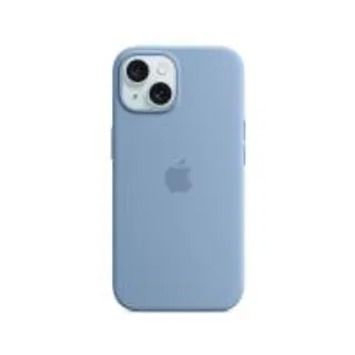 Apple iPhone 15 Plus Silicone Case with MagSafe - Winter Blue (194253939733)