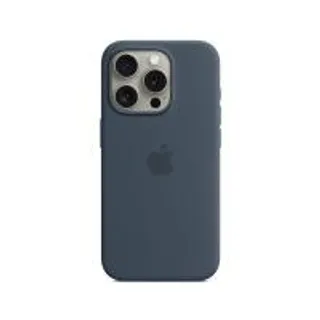 Apple iPhone 15 Pro Silicone Case with MagSafe - Storm Blue (194253939795)